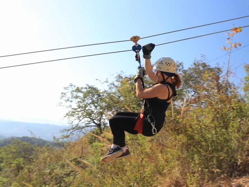 Ziplining